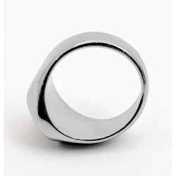Roestvrijstalen Yin Yang Ring