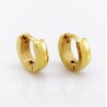 Goudkleurige Roestvrijstalen Oorringen (10mm x 3mm)