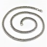 6,5mm Gourmet Ketting Dames - Heren - zilverkleurige Roestvrij Stalen - Schakelketting