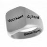 Diamant-Text-Gravur voor een Zegelring