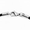 RVS Tribal Schedel Hanger met Leren Ketting