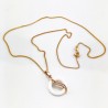 Xuping Vergulde Ketting en Keramiek-Hanger