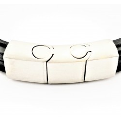 Zwarte Leren Armband Stijl 5-in-1 met Gevlochten