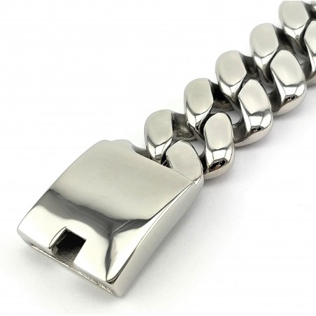 Gourmet Armband van Gepolijst Roestvrijstalen 316L