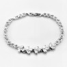 XUPING Gerhodineerd Klavertje Vier Armband