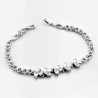 XUPING Gerhodineerd Klavertje Vier Armband
