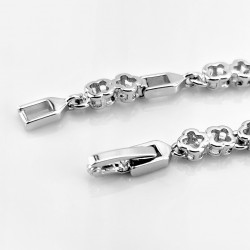 XUPING Gerhodineerd Klavertje Vier Armband