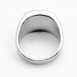 Roestvrijstalen Ring 'Fleur de lis'