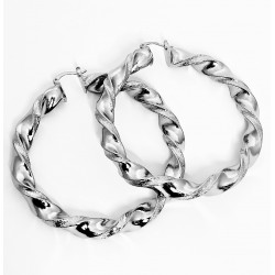 ∅70mm Wokkels Oorbellen -...