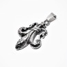 Stalen Lelie Bloem Hanger 'fleur-de-lis'