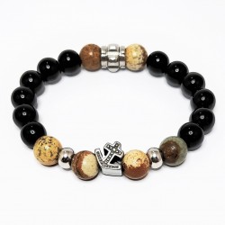 Stenen Armband van Onyx en...