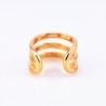 XUPING Vergulde Roségoudkleurig Fake Helix-Oorpiercing Triple Ring