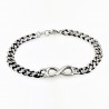 Dames-Heren Infinity Armband van Roestvrijstalen