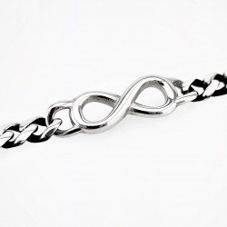 Dames-Heren Infinity Armband van Roestvrijstalen