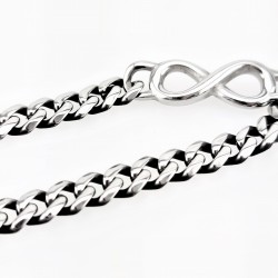 Dames-Heren Infinity Armband van Roestvrijstalen