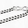 Dames-Heren Infinity Armband van Roestvrijstalen