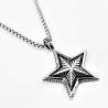 Roestvrijstalen Pentagram Hanger