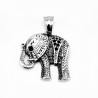 Roestvrijstalen Geluk Olifant Hanger