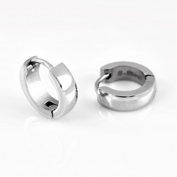 Gepolijst Roestvrij Stalen Oorringen (13mm x 4mm)