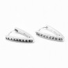Xuping Jewelry Gerhodineerd V-Oorbellen