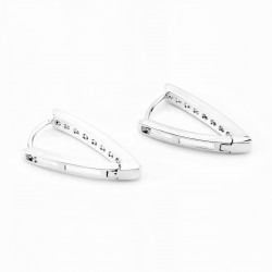 Xuping Jewelry Gerhodineerd V-Oorbellen