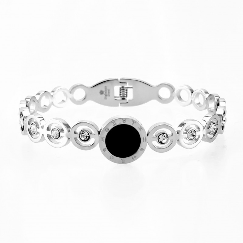 XING HE Bangle - Dames Armband met Sterrenbeelden- Roestvrij Staal XING HE Bangle - Dames Armband met Sterrenbeelden- Roestvrij Staal