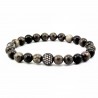 Kralenarmbanden van Tijgeroog-Onyx-Lava-Jaspis-Hematiet