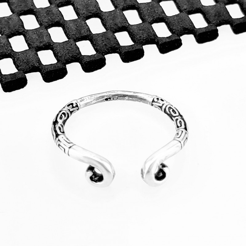 S925 Zilver Boheemse Verstellbare Ring S925 Zilver Boheemse Verstellbare Ring