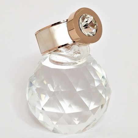 Roségouden Stalen Ring met Parelmoer en Zirkonia