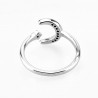 Verstelbar Ring Dames - S925 sterling zilver - Ring met Ster en Maan