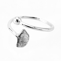 Gerhodineerd S925 Sterling Zilveren Ring met Vin