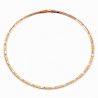 Xuping Choker Ketting Roségoudkleur-Zilverkleur