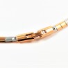 Xuping Choker Ketting Roségoudkleur-Zilverkleur