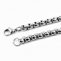 60cm x 5mm Ketting Unisex - Roestvrij Stalen Jasseron Schakelketting
