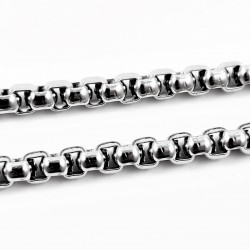60cm x 5mm Ketting Unisex - Roestvrij Stalen Jasseron Schakelketting