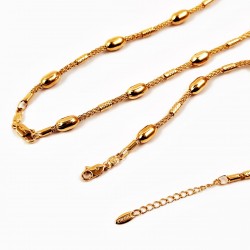 Roségoudkleurige set XUPING Choker Ketting en Armband