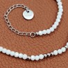 Witte Kristallen Ketting - Choker - Damesketting