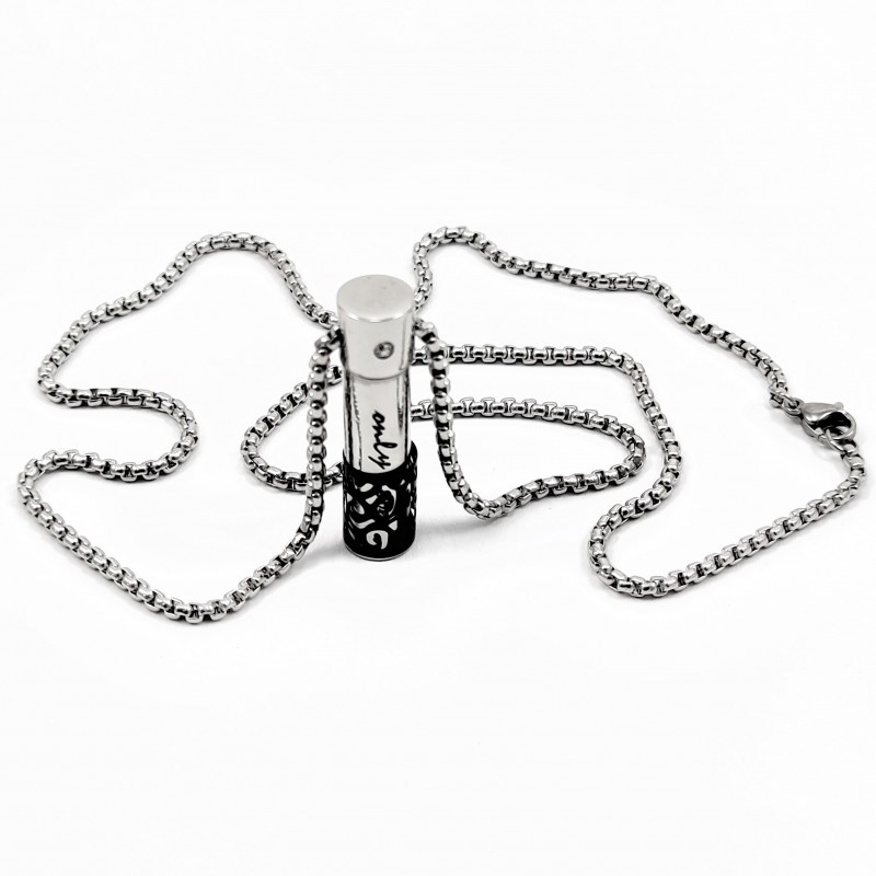 Roestvrijstalen Ketting + Ash Buis Hanger Roestvrijstalen Ketting + Ash Buis Hanger
