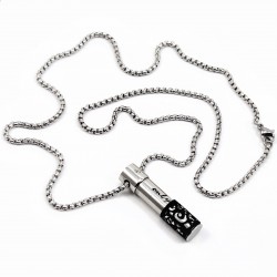 Roestvrijstalen Ketting + Ash Buis Hanger