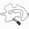 Roestvrijstalen Ketting + Ash Buis Hanger