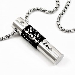 Roestvrijstalen Ketting + Ash Buis Hanger