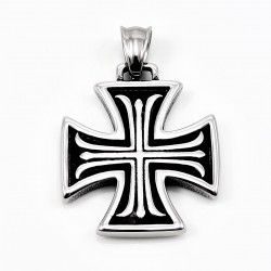 RVS Maltezer kruis of kruis van Sint-Jan Hanger