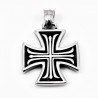 RVS Maltezer kruis of kruis van Sint-Jan Hanger