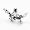 RVS Bladen Oorbel - Oor Helix - Tragus Kraakbeen