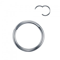 (1.2mm) RVS Segment Ring - Lip Kraakbeen - Oor Helix