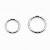 (1.2mm) RVS Segment Ring - Lip Kraakbeen - Oor Helix