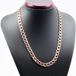 XUPING Roségoudkleurig Cubaanse Schakelketting