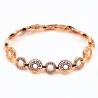 XUPING Griekse Roségoudkleurig Armband met Zirkonia's