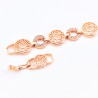 XUPING Griekse Roségoudkleurig Armband met Zirkonia's