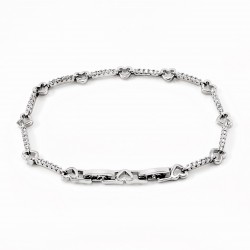 XUPING Gerhodineerde Harten Armband